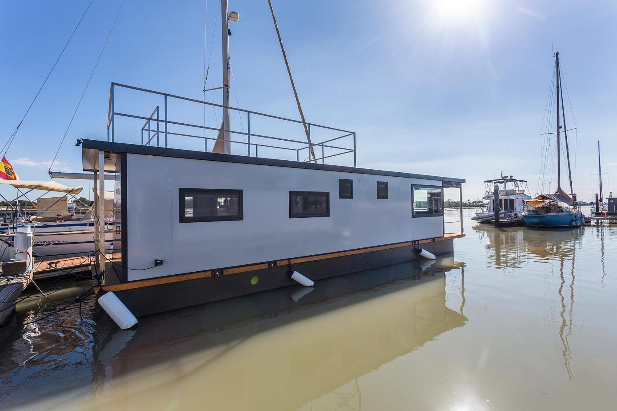 Azvalia Luxury Casa Barco New York And Texas-Unique Houseboat Experience El Puerto de Santa Maria Exterior foto