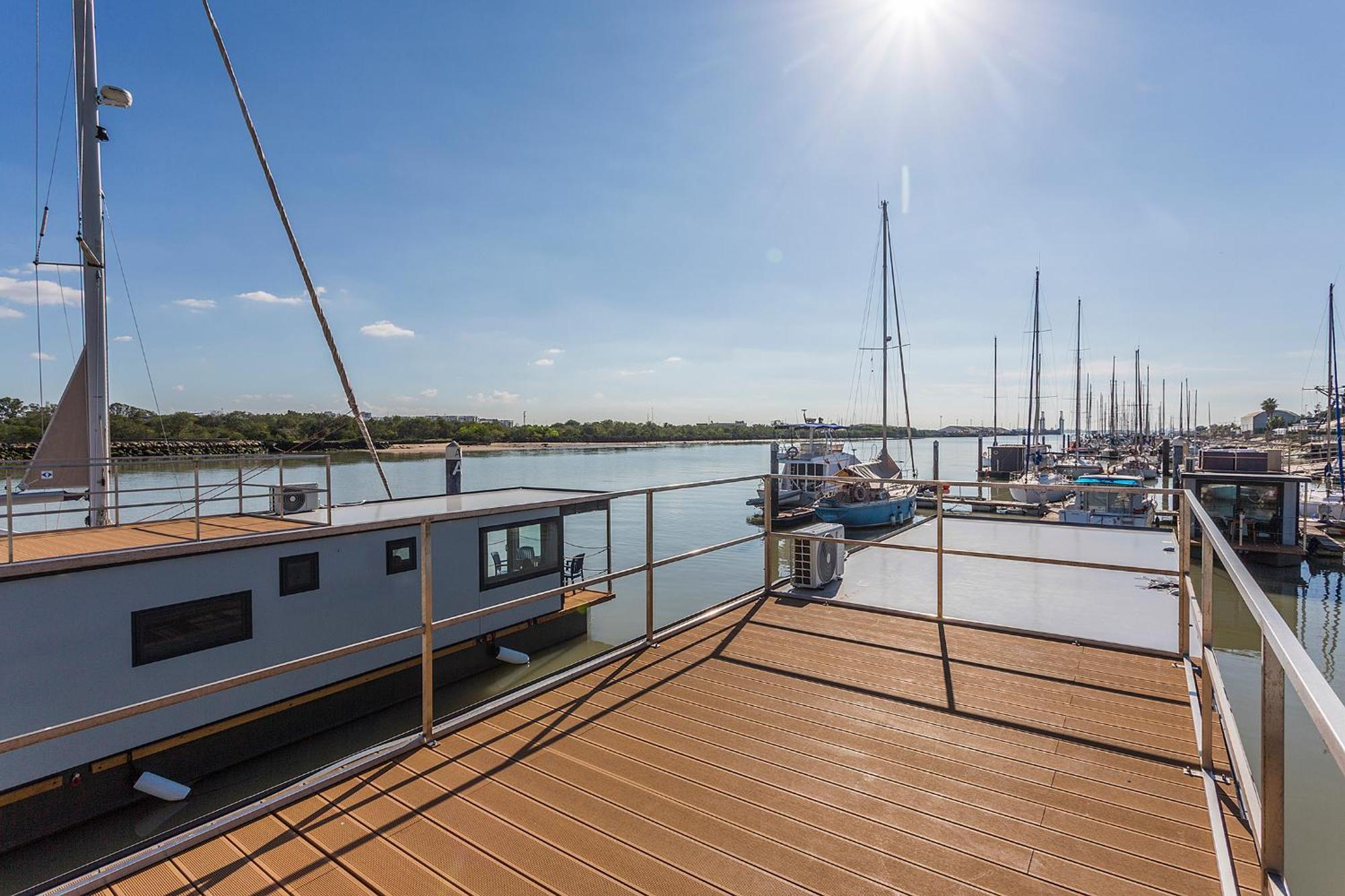 Azvalia Luxury Casa Barco New York And Texas-Unique Houseboat Experience El Puerto de Santa Maria Exterior foto